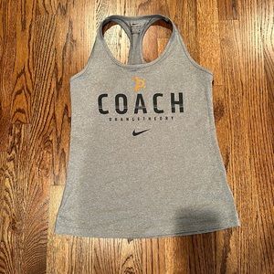 Gray, Nike, OTF coach tank, small